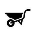 black an dwhite logo of wheelbarrow